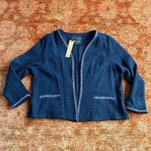 Bloomchic Elegant Blue Women's Jacket. NWT, size 18/20